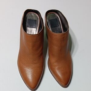 Dolce Vita Tan Leather Mules
